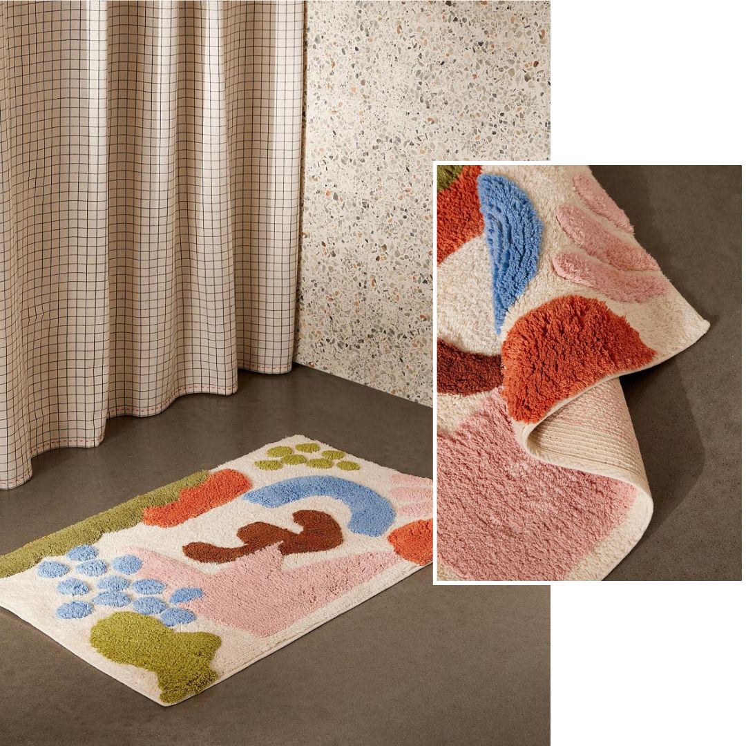 Abstract Bath Mat