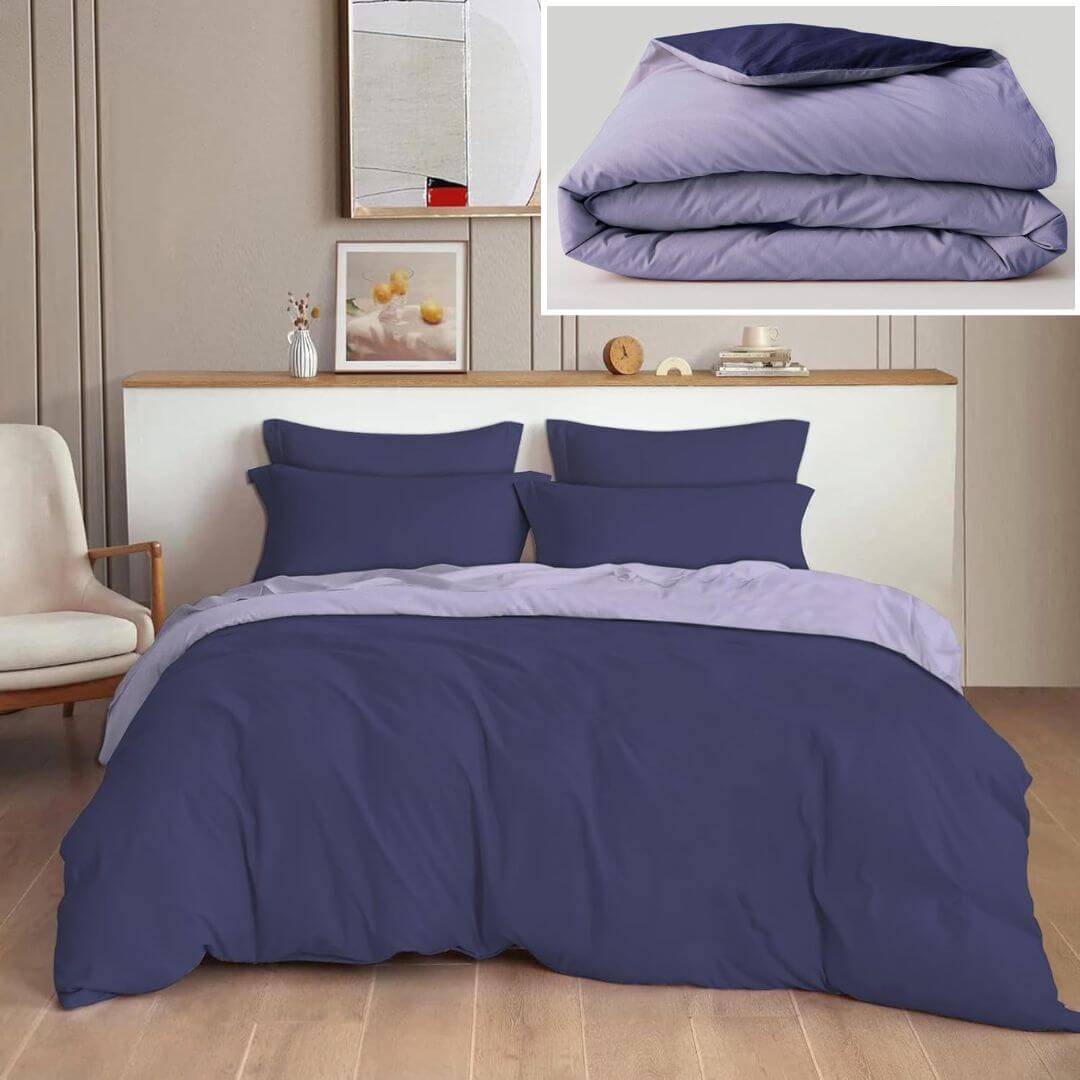 Blueberry and Lavender Comforter Set