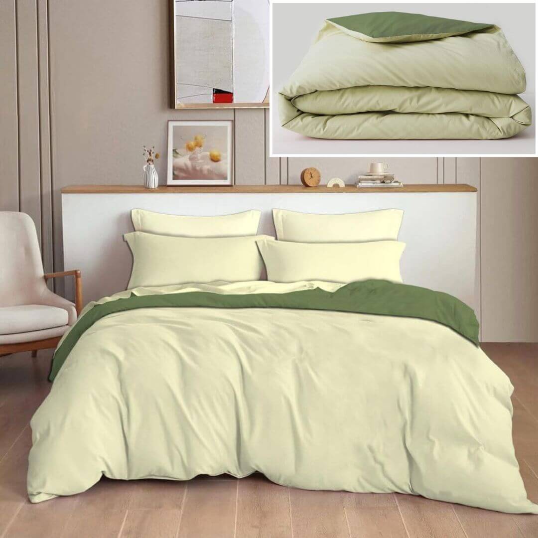 Olive and Sage Green Comforter Set